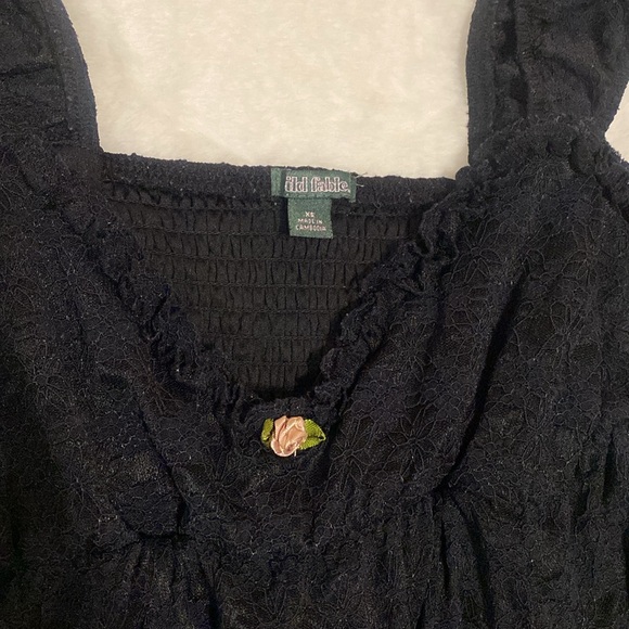 Black Mini Dress - Picture 2 of 3